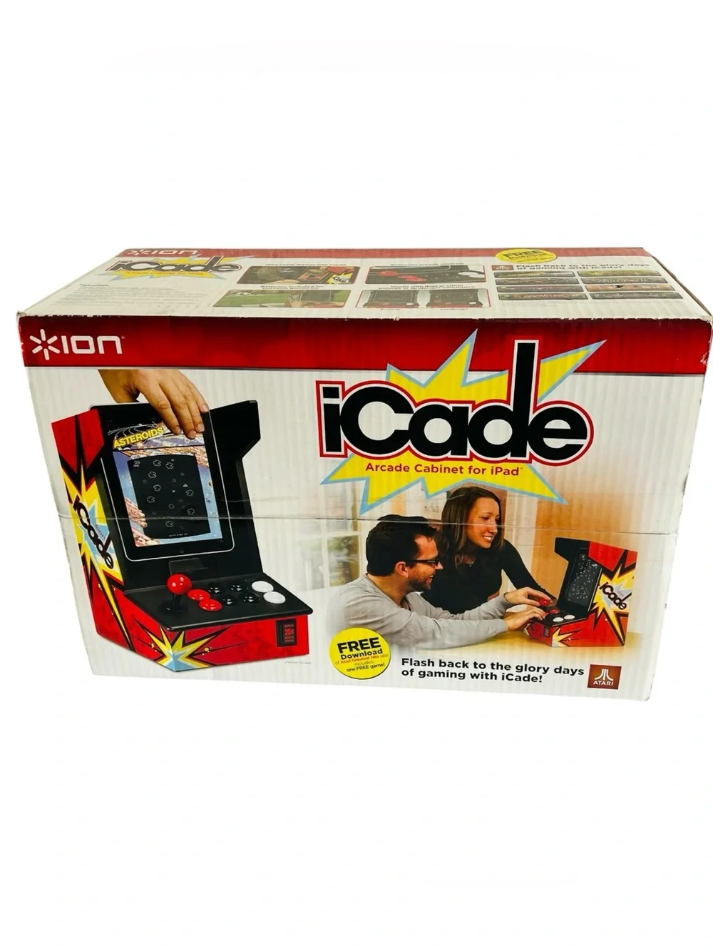 Atari Ion iCade Arcade Video Gaming System Cabinet For iPad New In Box
